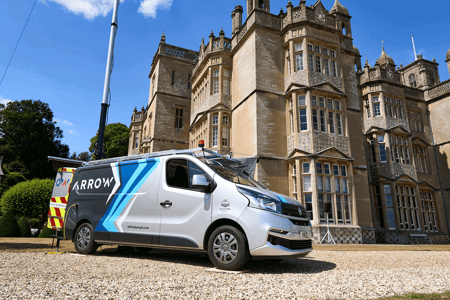 Automated Skies Arrow van