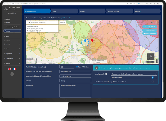 Blenheim palace_area of operation_operator portal_map view