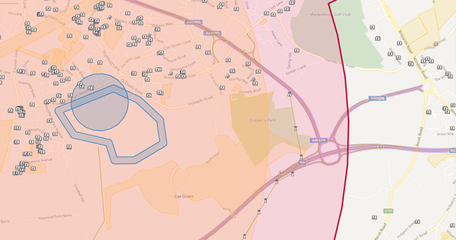 flight plan and airspace restrictions on drone safety map