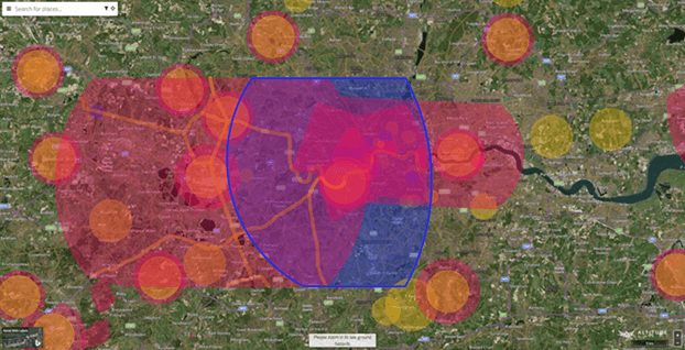 London Drone Map E Line