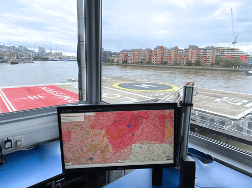 Operator Portal in operation at London Heliport