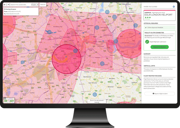 London heliport utm ready example