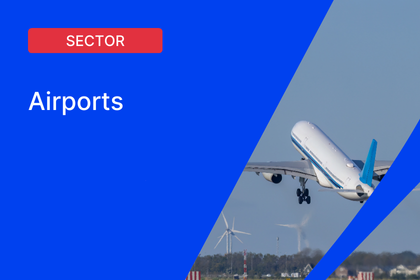 Airports sector website title graphic