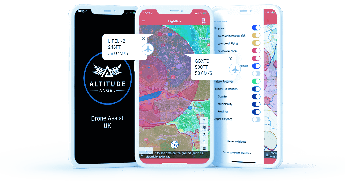 Altitude Angel Drone Assist App