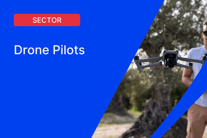 Drone Pilots sector website title graphic