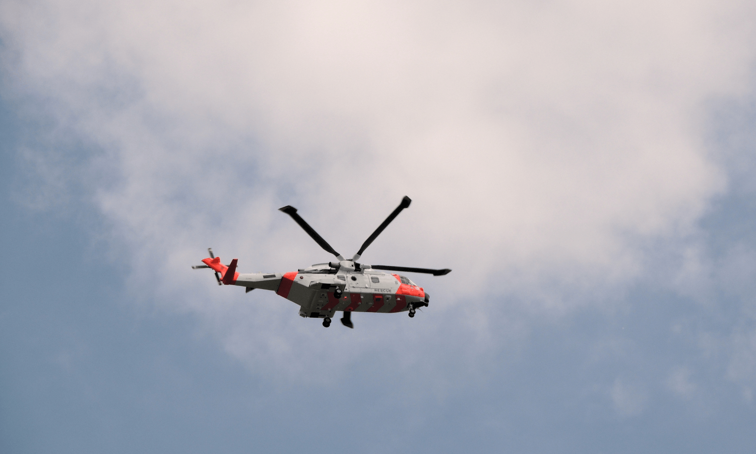 Search and rescue helicopter
