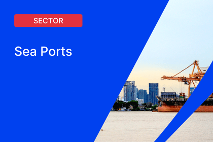 Sea Ports sector webpage title graphic