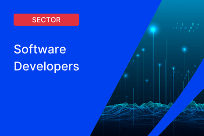 Software Developers sector website title graphic